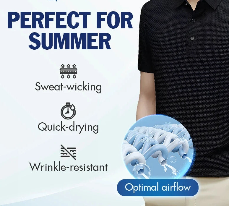 đ„Summer Big Sale 60% Offđ„Ultra breathable Ice Silk Men's Shirt