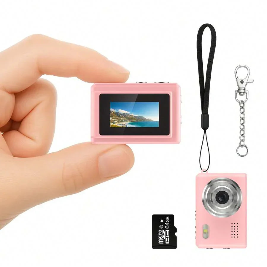 Ultra-Portable Tiny Camera for Travel/Vlog/Night Shots(1080P HD)