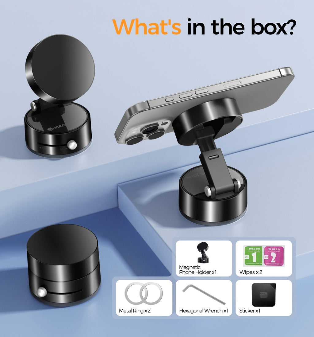 Upgraded Magnetic Phone Holder with 360° Rotation