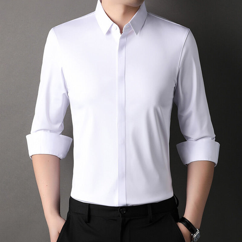 🔥2025 Hot Sale🔥Men's Wrinkle-Free Button-Down Shirt