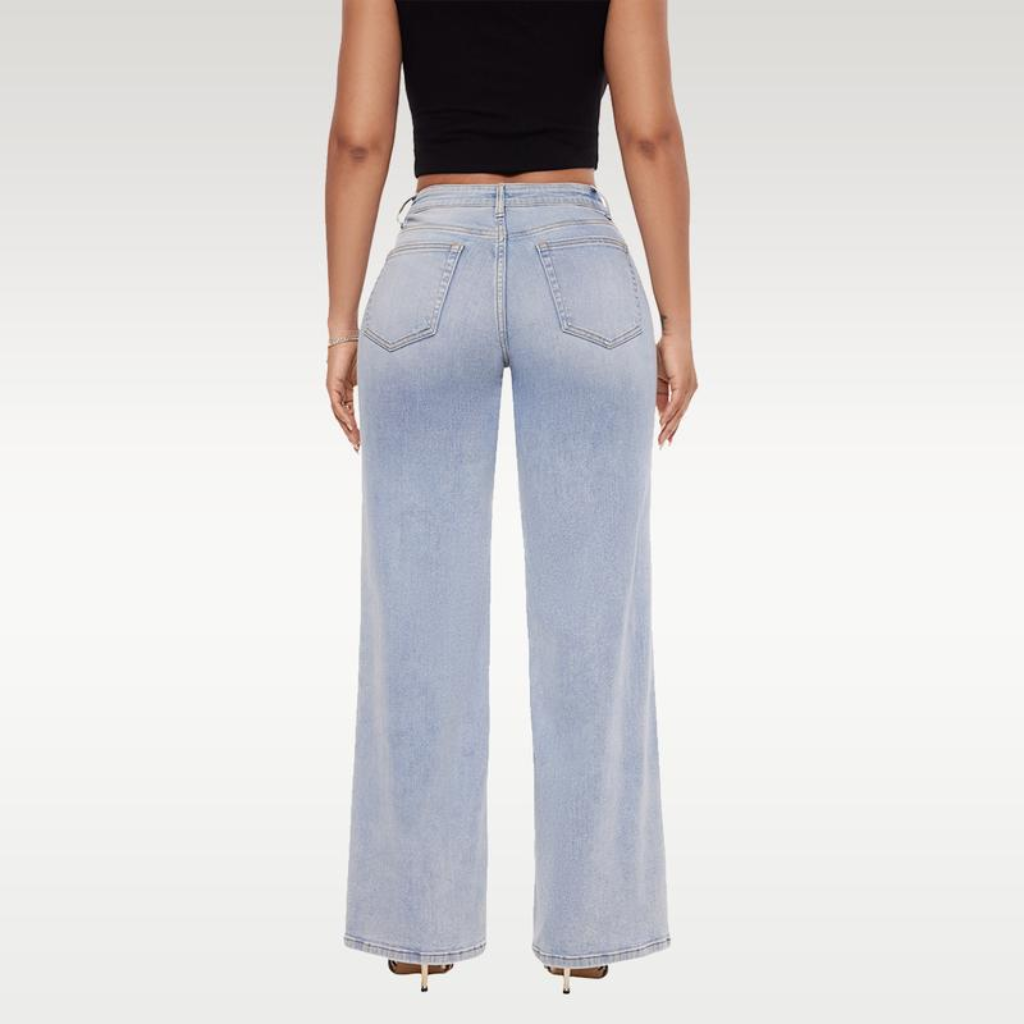 2025 New models Mid-Low Rise Stretch Wide-Leg Baggy Jeans