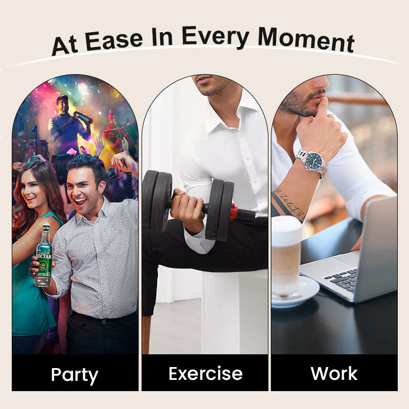 💼Men's Silky Wrinkle Resistant Solid Color Stretch Shirt